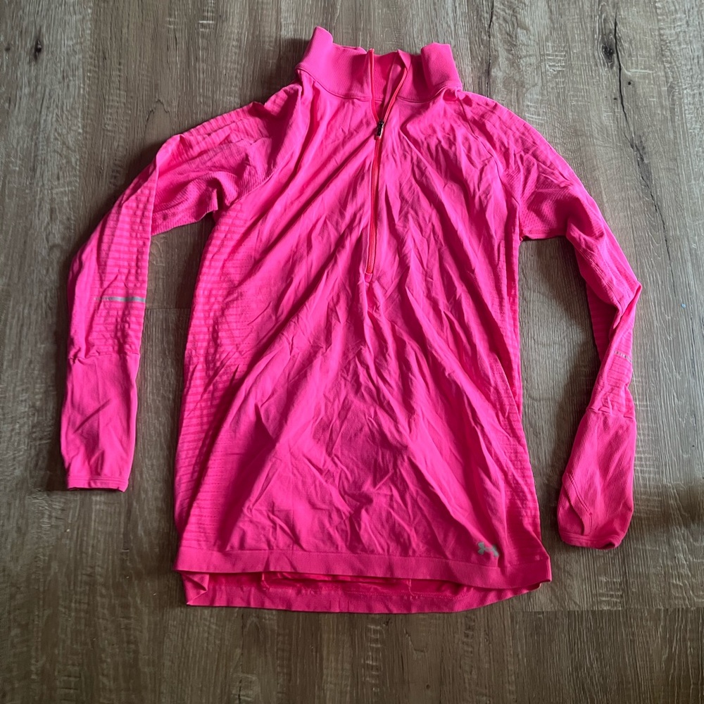 Under Armour Women's Bright Pink Workout shirt